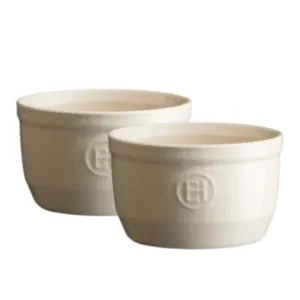 Emile Henry SET 2 keramičnih Ramekin posodic št. 9 Peščena