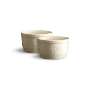 Emile Henry SET 2 keramičnih Ramekin posodic št. 10 Peščena