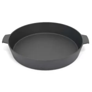 BGE litoželezna okrogla posoda - Skillet 27 cm z ročaji S