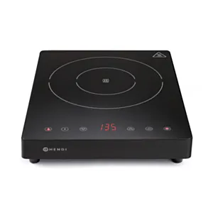 Indukcijska kuhalna plošča 2000W Kitchen Line Črna