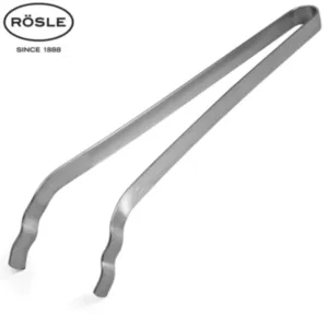 Roesle INOX ukrivljene klešče za žar dolžine 36 cm