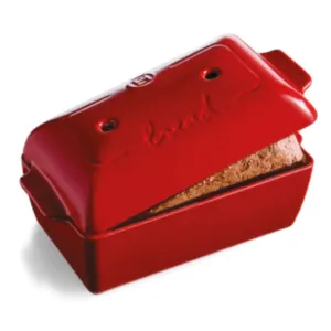 Emile Henry keramična specialna posoda za peko kruha 28 x 13 x 12 cm Rdeča
