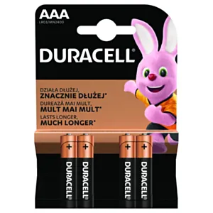 Duracell baterijski vložek Duralock C&B LR03 AAA 4 pak blister
