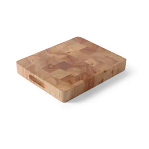 Deska za rezanje iz lesa Kavčukovca 265 x 325 mm in z ročaji