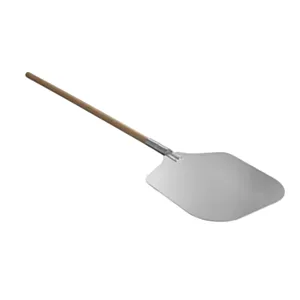 Lopar za pizzo 405x457 mm z dolgim lesenim ročajem