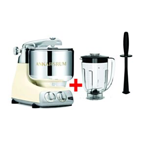 Kuhinjski večnamenski aparat AKM 6230LC Assistent Original 1500W Light Creme + Blender