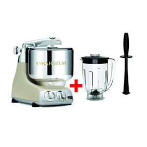 Ankarsrum Kuhinjski večnamenski aparat AKM 6230HB Original 1500W Harmony Beige + Blender