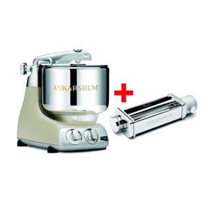Ankarsrum Kuhinjski večnamenski aparat AKM 6230HB Assistent Original 1500W Harmony Beige + Pasta Roller