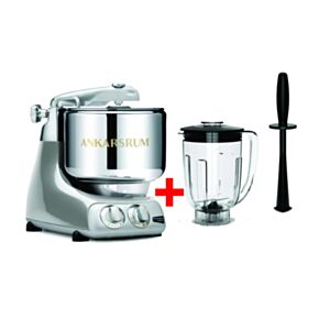 Kuhinjski večnamenski aparat AKM 6230JS Assistent Original 1500W Jubilejno Srebrna + Blender