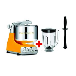 Kuhinjski večnamenski aparat AKM 6230SB Assistent Original 1500W sončnično rumen + Blender