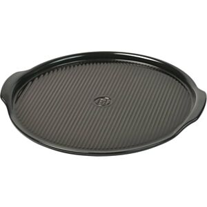 Emile Henry keramična plošča za peko pizz Large Ø 37 cm Črna