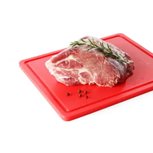 Gastronomska deska za rezanje 265x325x(V)12 - Rdeča