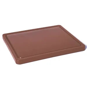 Gastronomska deska za rezanje kuhanega mesa 265x325x(V)12 - Rjava