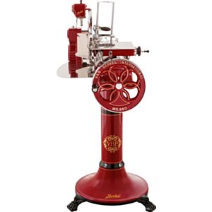 Berkel profesinalni ročni rezalnik Flywheel B114 rdeči + STOJALO