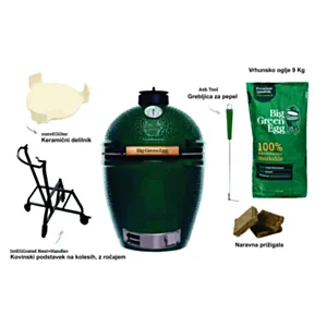Big Green Egg Large Osnovni Začetni komplet 
