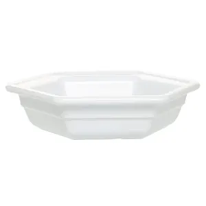 Keramična posoda Gastro šestkotna Hexagon 26,5 x 23,5 cm Bela