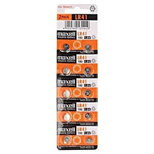 Baterija gumbna Maxell LR41 10 pak