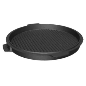 Litoželezna okrogla obojestranska polna žar plošča 27 cm - Plancha S