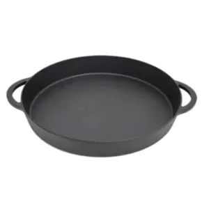 BGE litoželezna okrogla posoda - Skillet 36 cm z ročaji