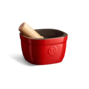 Emile Henry keramični terilnik Rdeči