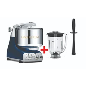 Kuhinjski večnamenski aparat AKM 6230RB Assistent Original 1500W Royal modra + Blender