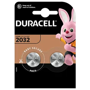 Gumbna baterija CR 2032 litijeva Duracell CR2032 220 mAh 3 V, 2 kos