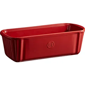Emile Henry keramični podolgovati pekač 27,5 x 13 x 9 cm Rdeč